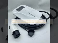 Carregador EV Wallbox de 7KW 220V AC Estação de Carregamento com Display Colorido de 4,3 Polegadas Aço Galvanizado e Vidro Temperado