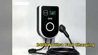 Carregador EV padrão NEMA de 7KW, EVSE portátil e de montagem na parede