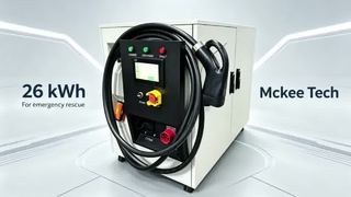Armazenamento de energia portátil do carregador móvel EV de 30kW 26kWh para carregamento de emergência na estrada do carro