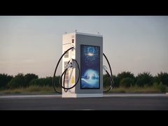 Carregador DC EV com solução de carregamento rápido de tela publicitária