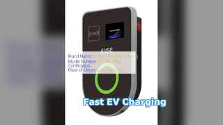 Carregador EV de 7 kW para montagem em parede tipo IP