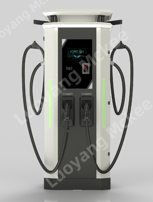 Estação de carregamento rápido de 120 kW DC com tela LCD