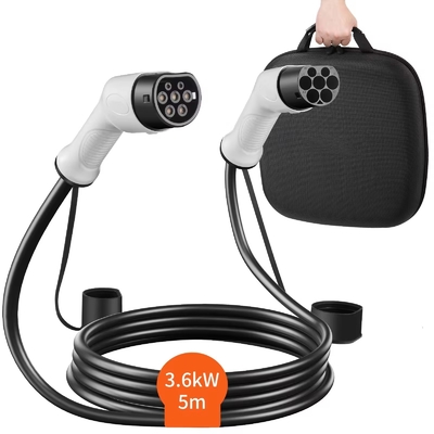 Bom preço. Tipo 2 a Tipo 2 cabo de carregamento de EV 16A 220V 5M cabo de carregamento de carro EV on-line