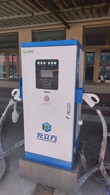 300-750V 80KW EV carregador pilha de três fases com armas duplas uso comercial