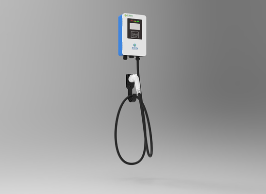 Tipo 2 11KW AC carregador rápido para EV com tela LED design modular