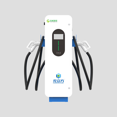 Estações de carregamento rápido de eletricidade elétrica de 80 kW DC de alto desempenho com dois conectores