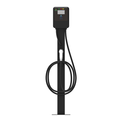 Bom preço. Suporte de cartão de crédito Carregador de carro elétrico 7KW Carregador rápido de corrente acústica preta on-line