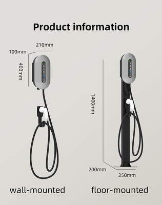 50HZ 220V 7KW 32A AC EV Carregador cobre todas as áreas de sinal Carregamento inteligente