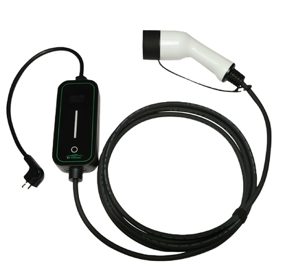Bom preço. 16A 3.5Kw Tipo 2 Carregador EV portátil DC com tela ajustável on-line