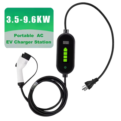 Bom preço. 3.5KW 9.6KW Carregador portátil de baterias de automóveis elétricos 16A 40A EVSE Sae J1772 Tipo 1 on-line
