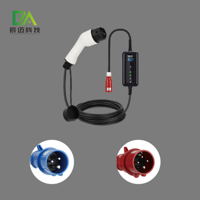 Carregador de veículos elétricos portátil Mckee EV 3 Fase Tipo 2 Conector de carregamento de veículos
