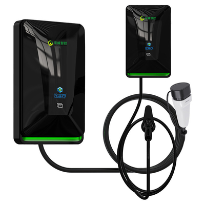 7KW 11KW 21KW preto montado na parede de veículo elétrico de arma única AC pilha de carregamento para uso doméstico