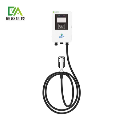 Mckee 7KW 11KW 21KW Carregador de corrente alternada de veículo elétrico de arma única montado na parede