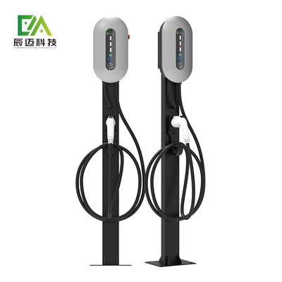 Bom preço. Mckee 7KW 11KW 22KW Coluna-tipo de prata Piso de pé de arma única de veículo elétrico on-line