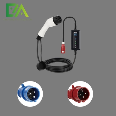 Pistola de carregamento de veículos de energia nova Estação de carregamento de veículos elétricos portáteis domésticos Tipo 1 Tipo 2