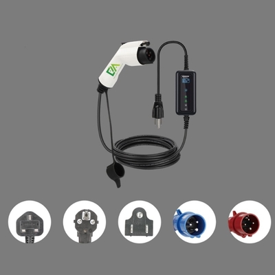 Bom preço. Carro Elétrico 16A 3.5KW Corrente pode ser trocada Carregador de Carro Elétrico Evse Portátil on-line