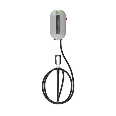 Home 22KW Silver Wall-Mounted Electric Vehicle Charger EV GBT 7KW 11KW Estação de Carregamento de Veículos Elétricos