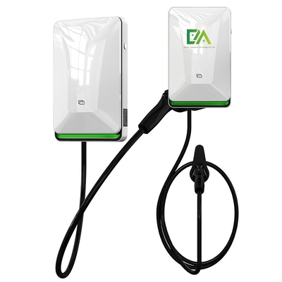 7KW 11KW 22KW 32A Perla Branca Casa Parede Montado Carregador de Veículo Elétrico