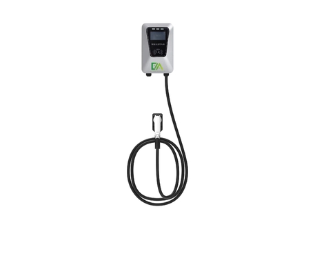 Casa 7KW 11KW 22KW 32A Coluna cinzenta montada na parede Tipo de arma única Veículo elétrico