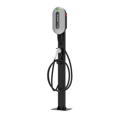 Instalação de parede de carregador de CA 7kW 11kW 22kW Estação de carregamento de caixa de parede AC EV CE Tipo-2 Socket Ocpp Pile de carregamento de veículos elétricos