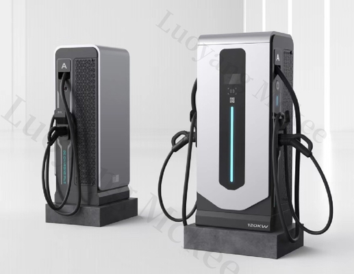 Estação de carregamento de veículos elétricos de corrente contínua GBT CCS2 CCS1 CHADeMo 60kw 120kw 180kw 240kw Estação de carregamento doméstico para carros elétricos