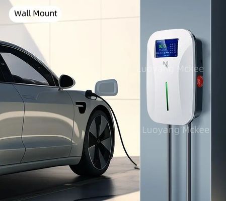 Carregador de veículos elétricos AC de 7kW com gabinete à prova de intempéries IP65 e autenticação RFID para carregamento seguro de veículos elétricos