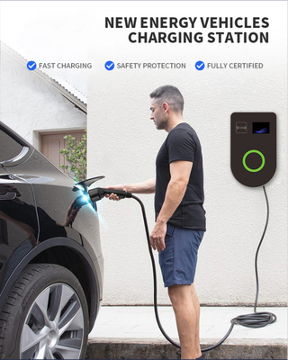 Bom preço. Carregador EV Comercial de Carregamento Rápido de 7kW 14kW 22kW Tipo 2, Tomada de Carregamento Montada na Parede on-line