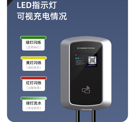 Bom preço. Modo 3 22KW 3 Fase Carregador de veículos elétricos padrão europeu Tipo 2 Estação de carregamento de veículos elétricos Caixa de parede Estação de carregamento elétrica Estação de carregamento AC on-line