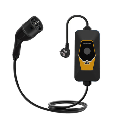 Carregador Ev Portátil Inteligente 16A 3.5KW Tipo 1 / Tipo 2 / Carregador Ev Portátil GBT para Carro Elétrico Com 5 Plugues de Carregador Ev