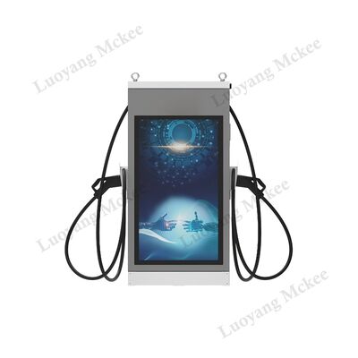 Bom preço. Carregador rápido DC de 160KW com tela sensível ao toque colorida de alto brilho de 7 polegadas para estações de carregamento de veículos elétricos, pistolas de carregamento duplas on-line
