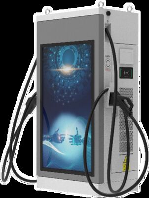 Bom preço. Carregador rápido DC de 60KW, equipado com conectores duplos e proteção IP54, adequado para estações de carregamento de veículos elétricos com tela sensível ao toque colorida de 7 polegadas de alto brilho on-line