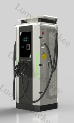 Designed for new energy vehicles, the 60kW DC fast charger delivers efficient, high-speed charging. Equipped with dual swing-arm connectors and a 7-inch high-luminance color screen, it enables intuiti
