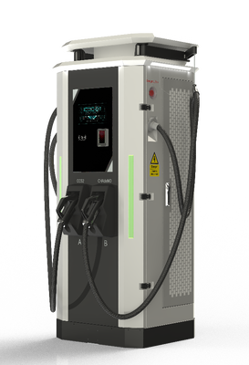 Tailored for new energy vehicles, the 60kW DC fast charger offers efficient rapid charging. With dual swing-arm plugs and a 7-inch high-brightness color display, it ensures easy and user-friendly oper