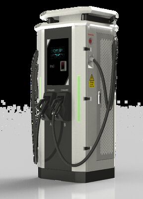Bom preço. Carregador de corrente contínua para veículos de nova energia de 160 kW, equipado com tela sensível ao toque de 10 polegadas e proteção de segurança de curto-circuito on-line
