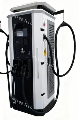 Bom preço. 80kW Swing-arm Structure Dual-Gun Adaptive EV Charging Pile with Intelligent Power Distribution on-line