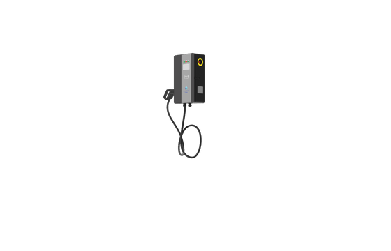 Bom preço. Carregador de veículos elétricos de corrente alternada de 11 kW montado na parede, carregador rápido comercial de arma única para propriedades e parques, à prova de poeira e à prova de água com proteção de segurança inteligente, suporta carregamento de cartão e código QR on-line