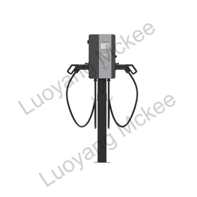 Bom preço. Carregador AC de Pedestal Duplo-Pistola Padrão UE Comercial de Engenharia, Sistema de Gerenciamento Operacional, Tela Sensível ao Toque de 4,3 polegadas, Carregador de Pedestal Externo com Múltiplos Pagamentos On-line