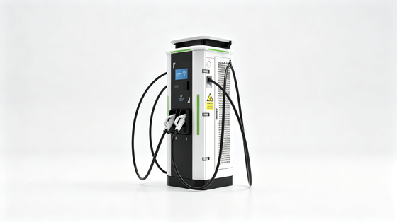 Bom preço. IP54 Air Cooling OCPP1.6J 10 polegadas touch screen White Dew Series DC EV Charger 60kW Estação de carregamento rápido para estacionamento de rodovias On-line