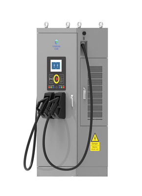 Bom preço. OCPP1.6J 120kW Série de neve menor Carregador de EV DC IP54 Ar de resfriamento 7 polegadas tela sensível ao toque Estação de carregamento rápido para estacionamento de rodovias Aplicações de frota comercial On-line