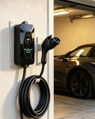 Bom preço. Carregador Portátil para Carro AC A2 de 9,6 kW Tipo 1 Entrada 6A‑40A 85V‑265V Tela LCD de 1,68 Polegadas Proteção IP54 Retardante de Chamas UL94 V0 Carregador para VE On-line