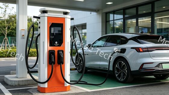 IP54 Protegido Ar Refrigerado 160KW White Dew Series DC EV Carregador Rápido OCPP1.6J Ativado Estação de Carregamento de 10 polegadas de tela sensível ao toque para caminhões industriais pesados Frota comercial