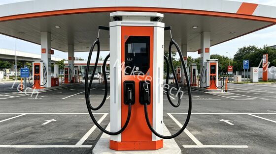 Infraestrutura de Carregamento para Caminhões Pesados de Frota Comercial Série White Dew Carregador DC para VE de 240 kW Resfriamento a Ar OCPP1.6J Tela Sensível ao Toque de 10 Polegadas Estação de Carregamento Rápido IP54