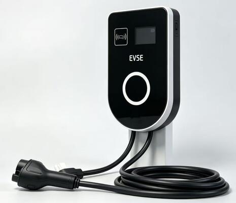 Bom preço. Carregador de Veículo Elétrico de 22kw 32A 380V em Forma de U Montado na Parede e Coluna Estação de Carregamento CA Tipo2 IP54 UL94 V0 Tela LCD de 4,59 Polegadas On-line