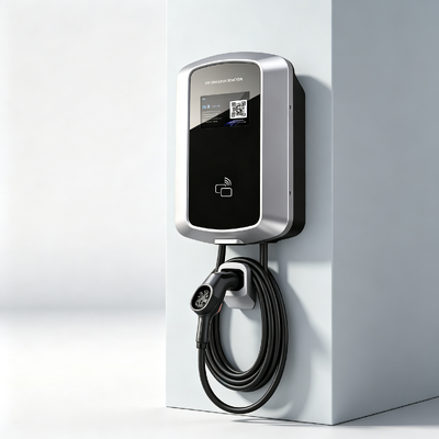 Bom preço. Tipo1 Compativel J8 EV Estação de Carregamento Anti Salt Spray Parede montada Coluna montada AC Carregador 7.6kw 32A 85V a 265V IP54 5.64 polegadas LCD Display Residencial Comércio On-line