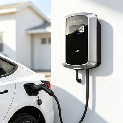Bom preço. Estação de Carregamento AC Anti Salinidade J8 Montada na Parede Montada em Coluna Carregador EV Tipo 1 11,5kw 48A 85V a 265V IP54 Tela LCD de 5,64 polegadas Aplicação Residencial Comercial On-line