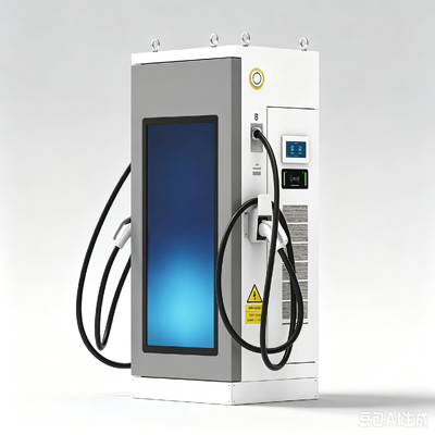 Carregador EV DC de 120kW com Sinalização Digital de 55 Polegadas OCPP1.6J Operação Não Supervisionada para Depósitos de Frota